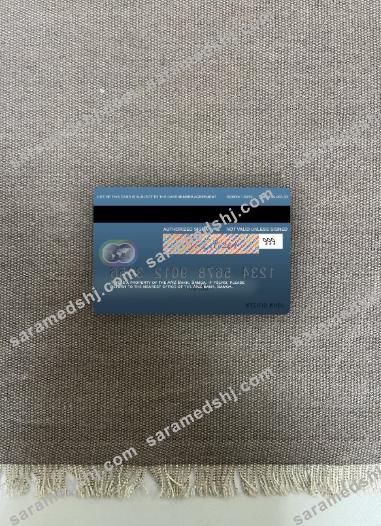Samoa ANZ Bank mastercard photolook back